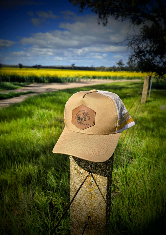 Beige Trucker Cap